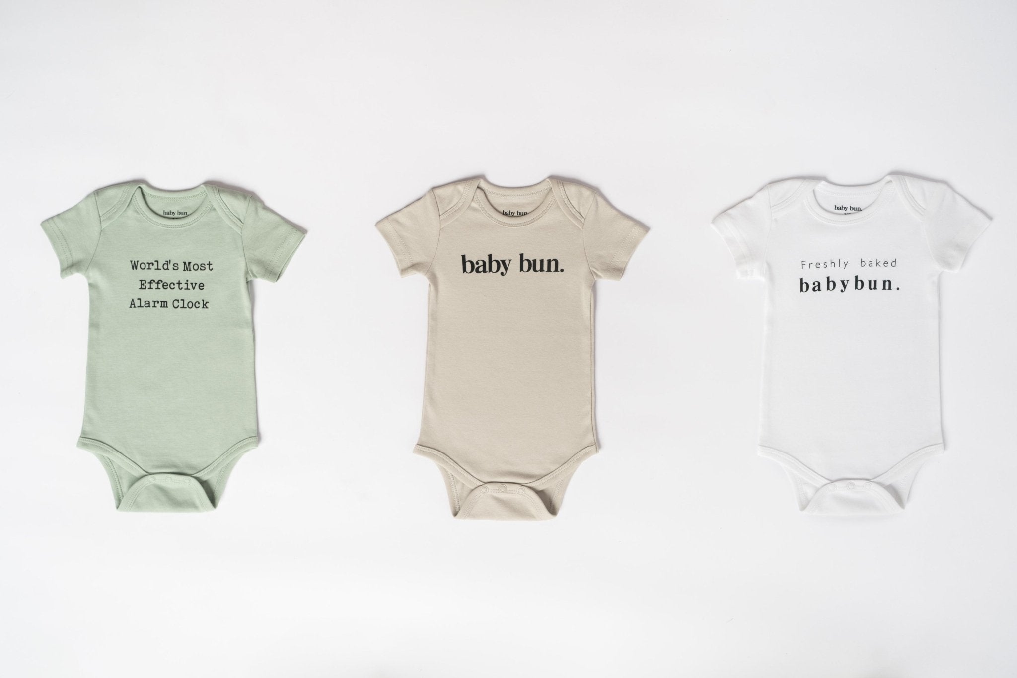 3 Pack Bundle of Onesies (Neutral color series)