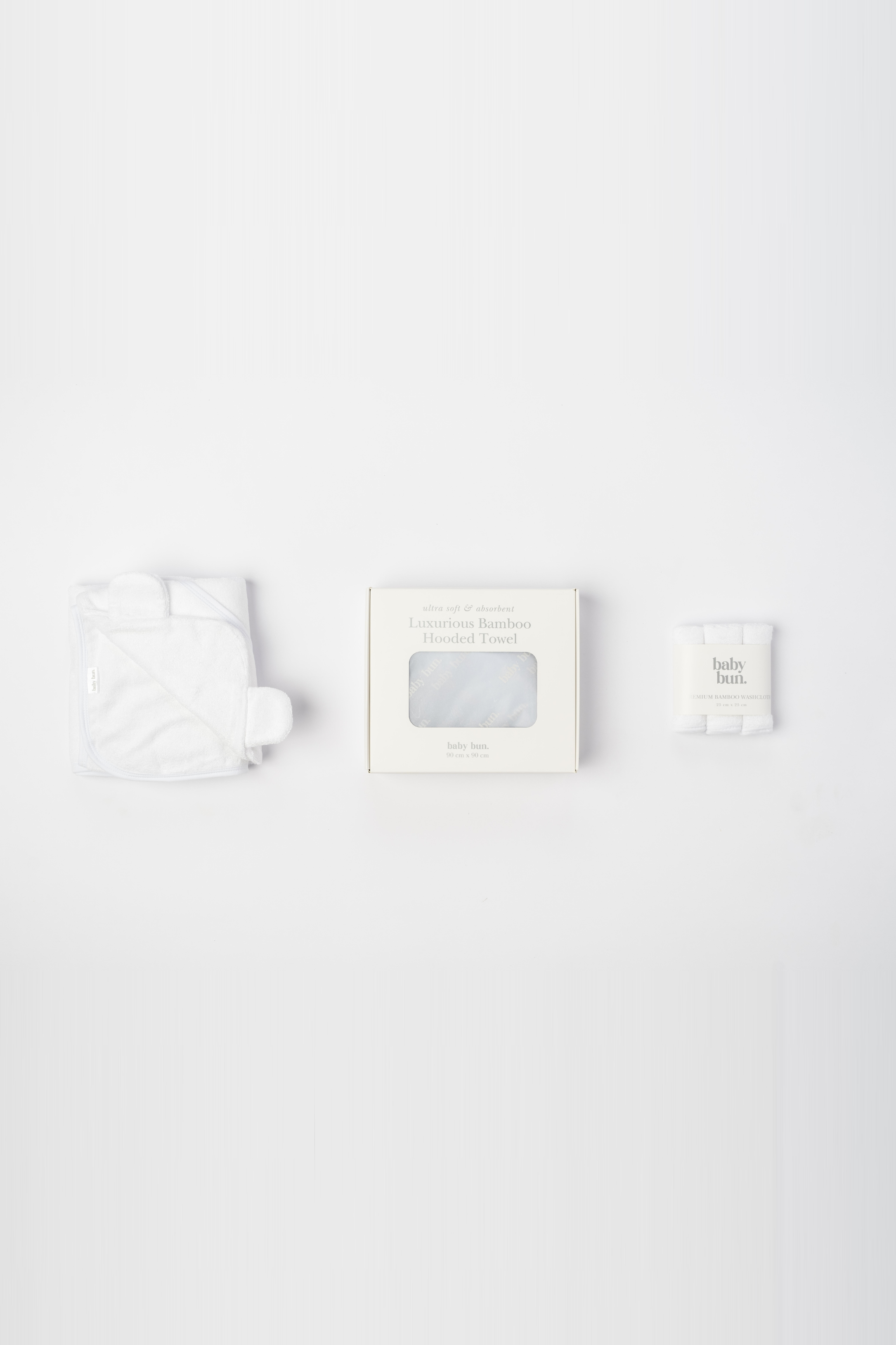 Essential Shower Set (Cotton White)