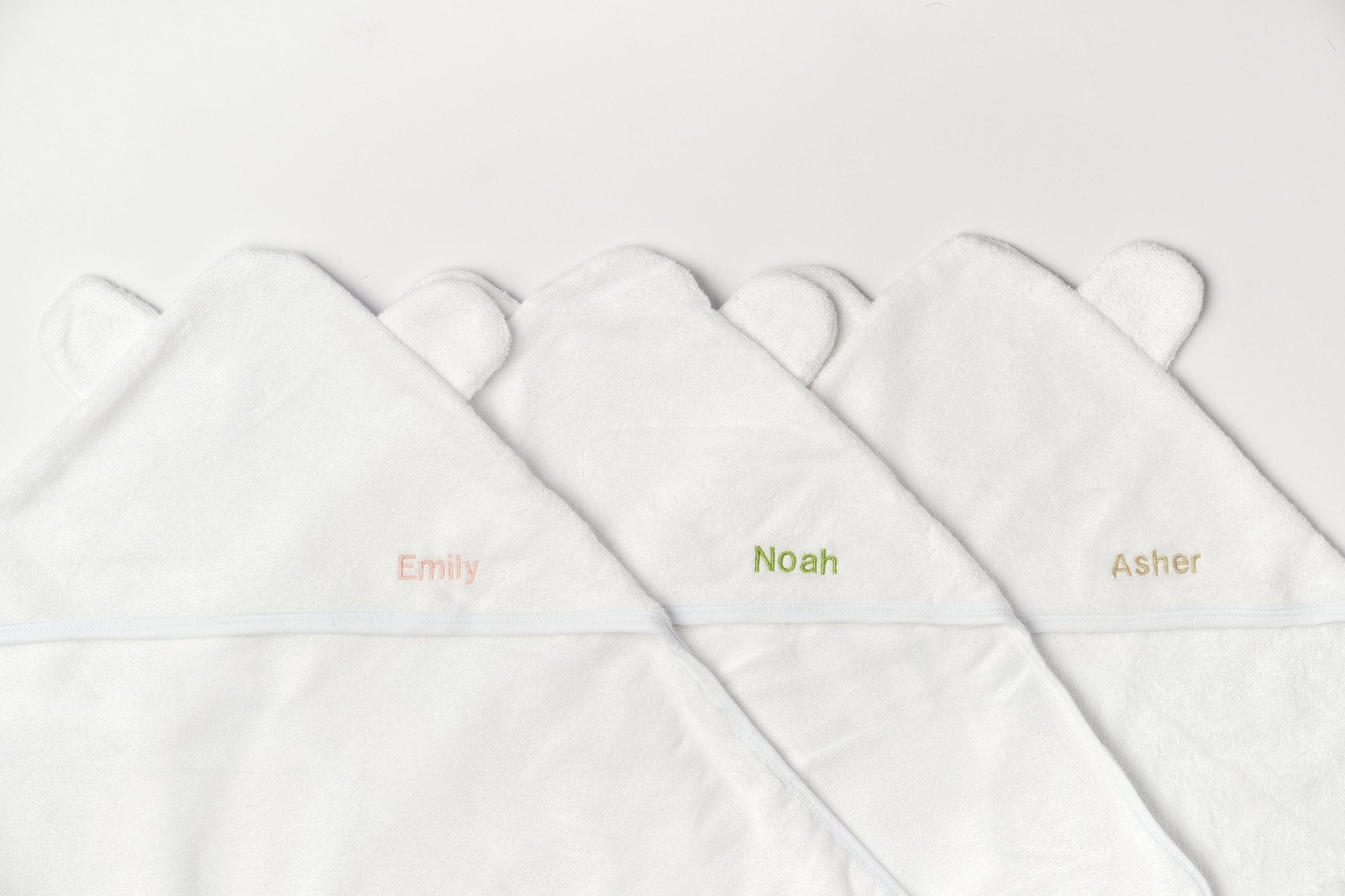 Luxurious Bamboo Hooded Towel (Cotton White)