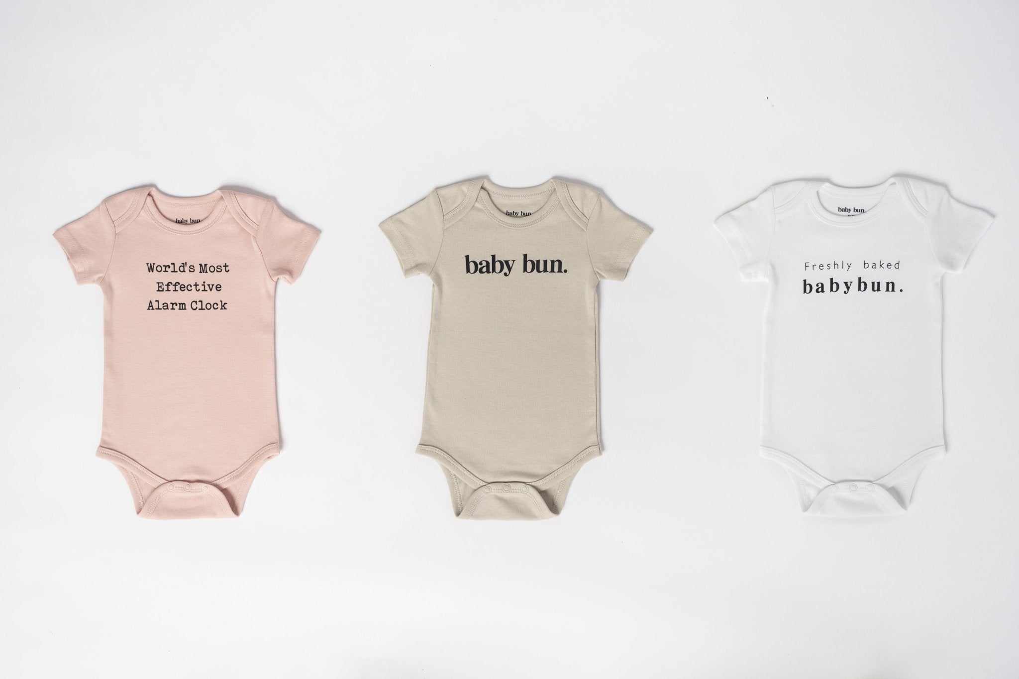 3 Pack Bundle of Onesies (Light color series)