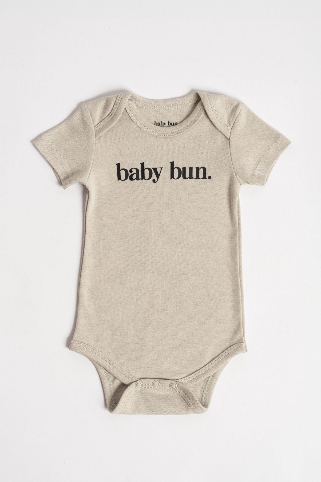 'baby bun' Onesie in Clay